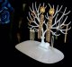 Tree-shaped jewelry stand white