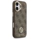 Guess iPhone 17 Case 4G Strass Logo MagSafe, Brown