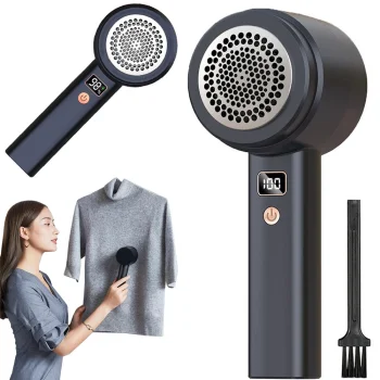 Rechargeable Fabric Shaver and Lint Remover 8W, Grey