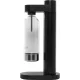 Stelton Brus Carbonator Soda Maker, Black Metallic