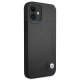 BMW iPhone 12 mini Case Leather Deboss, Black