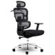 Sofotel Nicea Office Chair with Micro-Mesh Backrest, Black