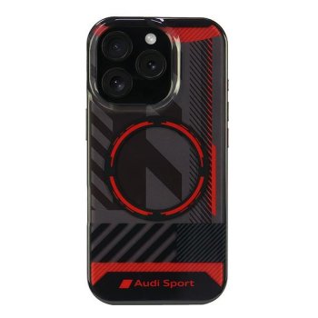 Audi IML Sport MagSafe Case for iPhone 16 Pro, Black