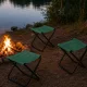 Folding Camping & Fishing Stool, Green