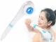 Electric Body Wash and Massage Brush, White/Blue