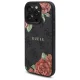 Guess iPhone 16 Pro Max Case 4G Flowers Print MagSafe, Black