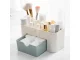 Cosmetics and Jewelry Organizer with Drawer, Grey
