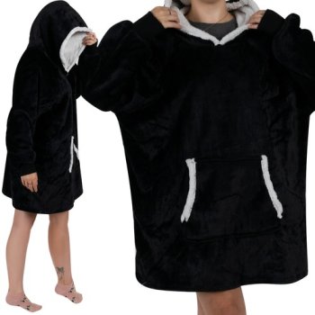 XXL Sweatshirt Blanket Ruhhy 24403, Black