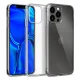3Mk Protection Clear Case for Apple iPhone 15 Pro, Transparent