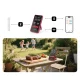 Meatmeet X Pro Wireless Kitchen Thermometer with Bluetooth & WiFi, 2 Probes - Black