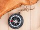 Pocket Compass Keychain for Hiking and Outdoor Navigation