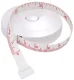 Tailor Measuring Tape 1.5m with Case, White