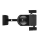 Maclean MC-917 Speaker Wall Mounts, Set of 2, up to 15 kg, Black