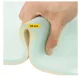 4Fizjo 245 TPE Anti-Slip Yoga and Fitness Mat, 1 cm, Mint/Grey