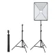 Puluz PU5070EU Studio Set with LED Softbox 50x70cm & Tripod