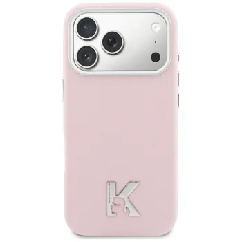Karl Lagerfeld Karl Head Logo MagSafe Case for iPhone 17 - Pink