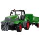 Kruzzel 24850 Remote Control Tractor with Trailer, Green