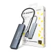 Wozinsky WHBC10Y4S 6-in-1 USB-C Hub, Aluminum, Gray