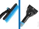 Telescopic Ice Scraper and Snow Brush for Car Windshield, Blue