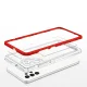 Case for Samsung Galaxy A32 5G Hybrid Armor Clear 3in1, Red