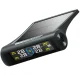 TPMS Tire Pressure and Temperature Sensors with LCD Display, black