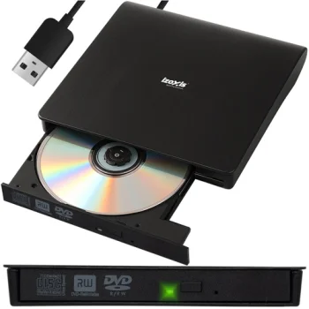 Izoxis External CD/DVD Drive and Writer USB 3.0