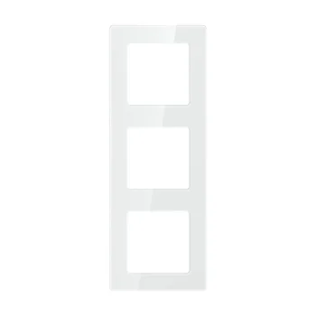 Avatto N-TS10-Frame-W3 Triple Switch Frame, White