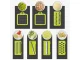 Multifunctional Vegetable and Fruit Slicer with Container, Green/Black