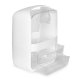 Makeup Organizer Storage Box with Drawers, White