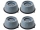 Anti-Vibration Pads for Washing Machines and Dryers 4 Pack, Grey