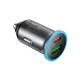 Acefast B15 65W USB-A + USB-C Car Charger, Gray