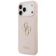 Guess Grained Big 4G & Classic Logo Case for iPhone 17 Pro Max, Pink
