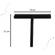 Silicone Window and Shower Squeegee with Holder, Grey