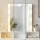Modernhome Vanity Table with LED Mirror and 2 Drawers