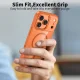 Tech-Protect MagMat MagSafe Case for iPhone 17 Pro Max, Transparent Orange