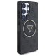 Guess 4G Glitter Triangle Buttons MagSafe Case for Samsung Galaxy S25 Ultra Black