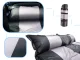 Inflatable Car Mattress, Double, 184x131 cm, Brown
