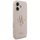 Guess Grained Big 4G & Classic Logo iPhone 17 Case - Pink