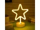 Standing LED Star 100 LED, USB/Battery, Warm Light, White