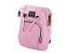 3-in-1 Diaper Bag Backpack with Stroller Straps, Pink