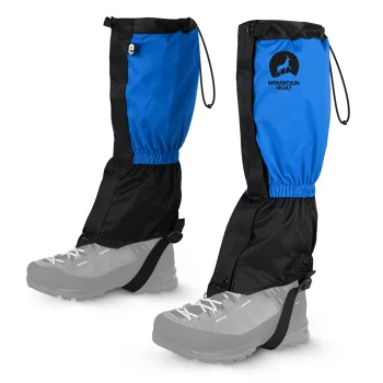 Waterproof Hiking Boot Gaiters, 40 cm, Blue