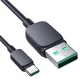 Joyroom Multi-Color Series A14 USB-A to USB-C 3A Cable 1.2m - Black