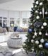 Christmas Tree Baubles Set 100 pcs + Star, Silver