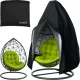 Gardlov Waterproof Cover for Hanging Cocoon Chair 168 x 115 cm, Black