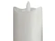 LED Candle with Moving Flame, 12.5x5cm, White