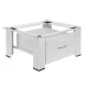 Maclean MC-117 W Washing Machine / Dryer Stand with Drawer, 150kg, White