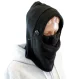3-in-1 Fleece Balaclava Winter Face Mask, Black