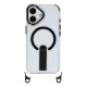 iPhone 17 Case with Stand, Straps (30/120 cm) and MagSafe, Black