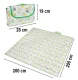 Bakalu Picnic and Beach Blanket 200x200 cm, Leaves Pattern