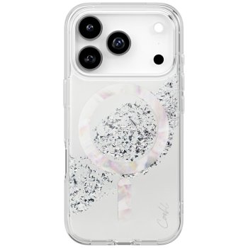 Uniq Coehl Crystelle Magnetic Charging Phone Case Cover iPhone 17 Pro - silver